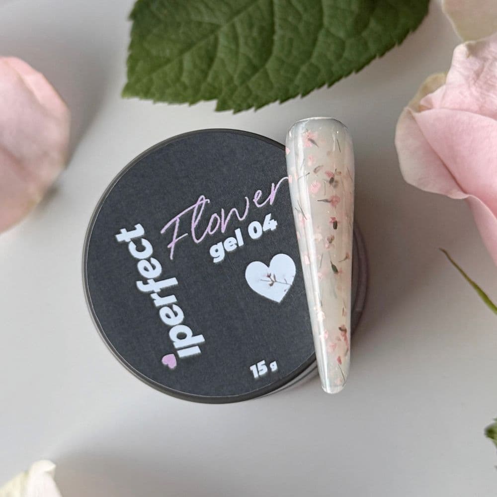 iPerfect, Flower gel 04 - гель для укрепления и моделирования ногтей 15гр