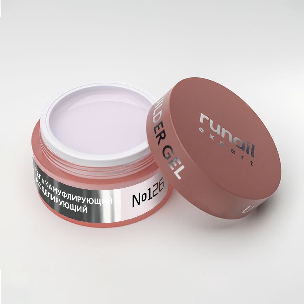 Runail, Гель моделирующий UV BULDER GEL Expert № 126, 15г банка