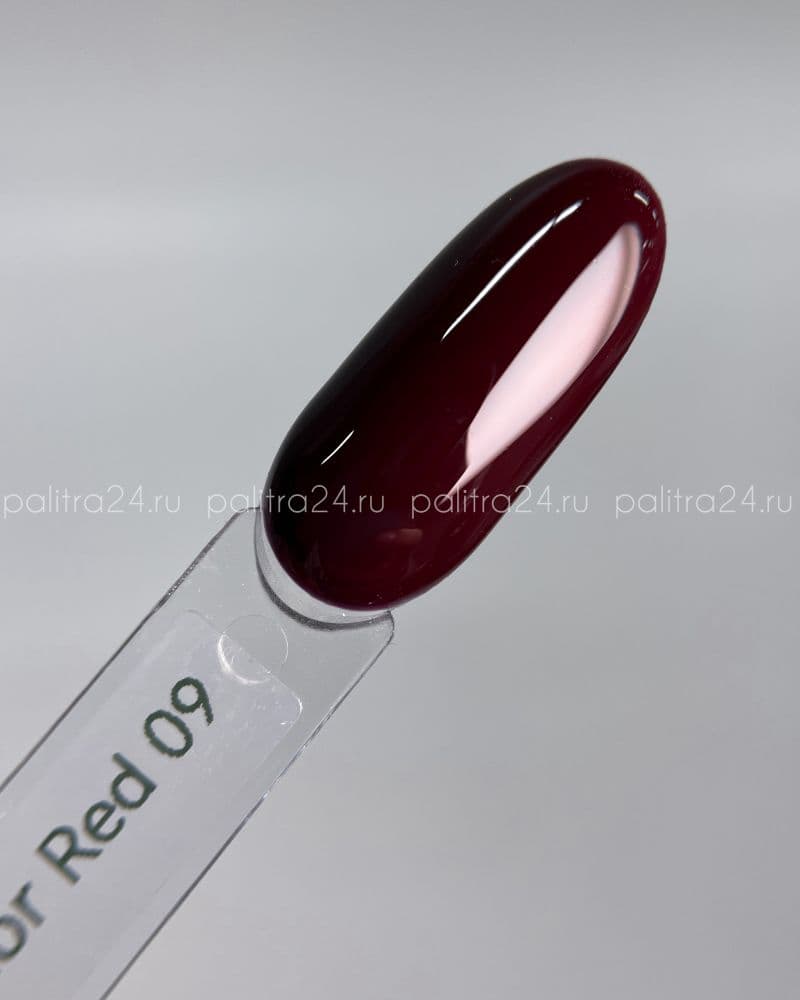 iPerfect, Red color gel 09, 10гр стеклянный флакон с кистью