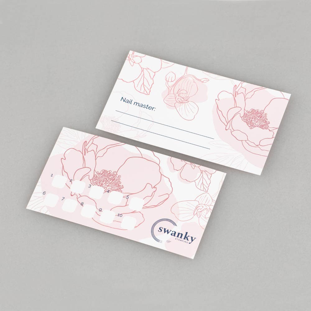 Swanky Stamping, Набор визиток для Мастера Пионы