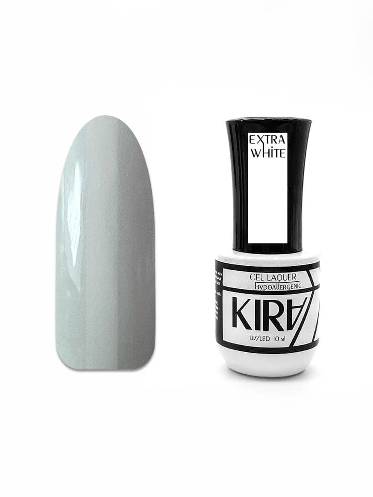 КИРА гель-лак     EXTRA WHITE 10 мл.
