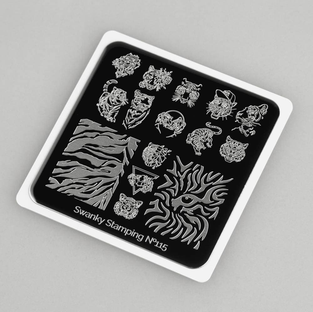 Swanky Stamping, Пластина 115 маленькая 6*6см