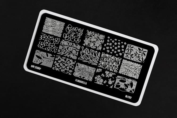 Go! Stamp, Пластина для стемпинга 292 Florabella