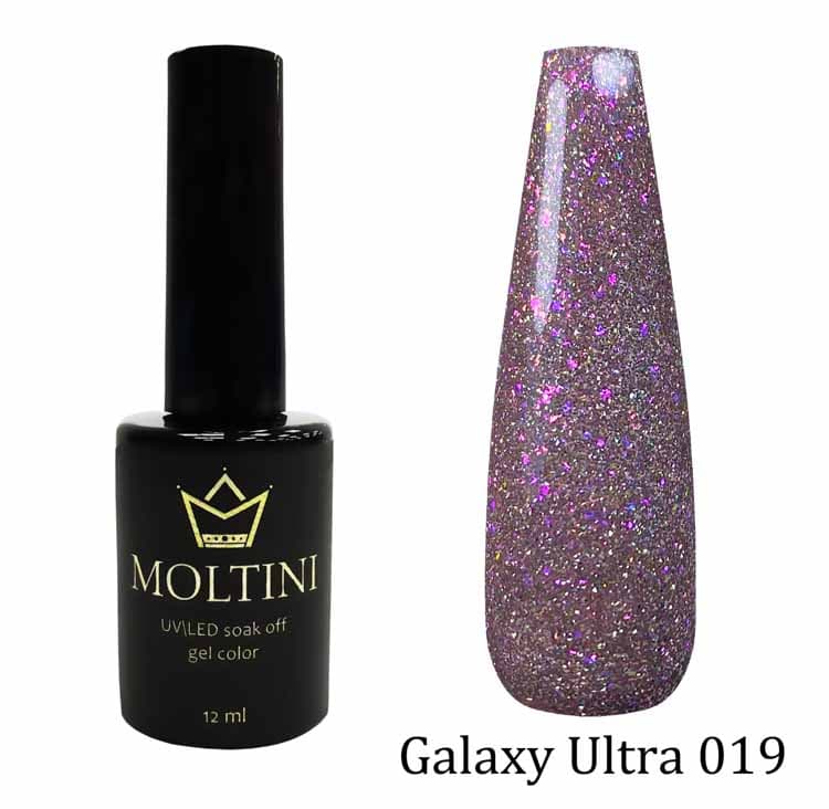 Moltini светоотр.гель-лак Galaxy Ultra 019 12мл