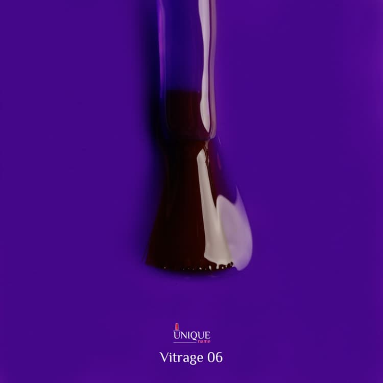 Unique, Гель-лак Витраж №06 (Vitrage №06)