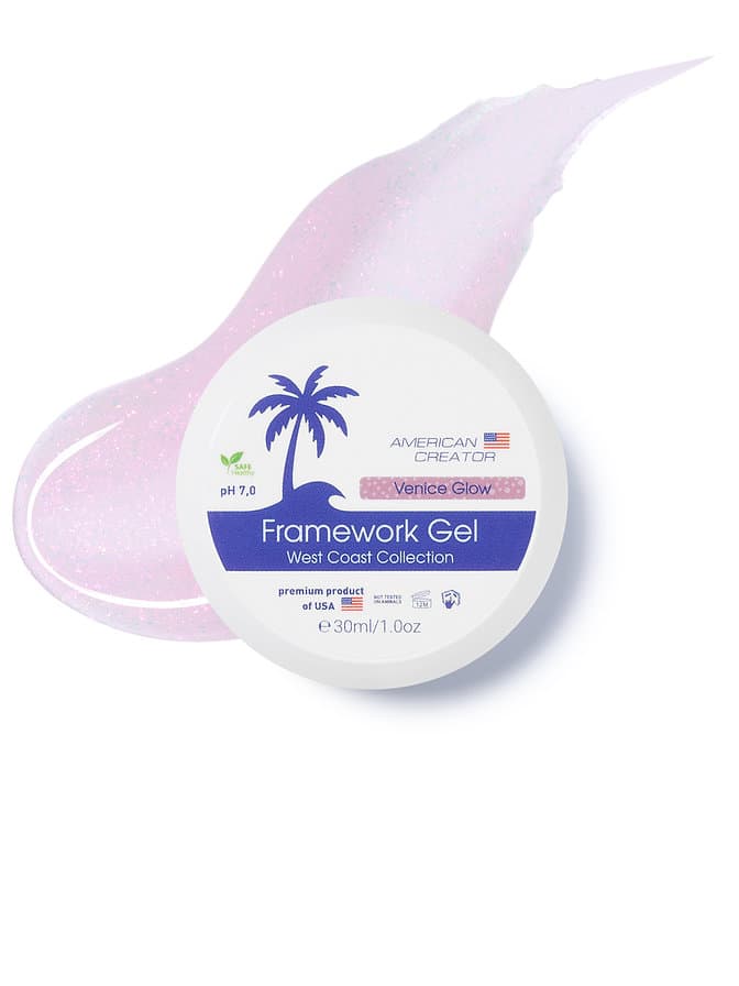 American Creator, Гель для наращивания ногтей West Coast-Framework Gel "Venice Glow" (30ml)
