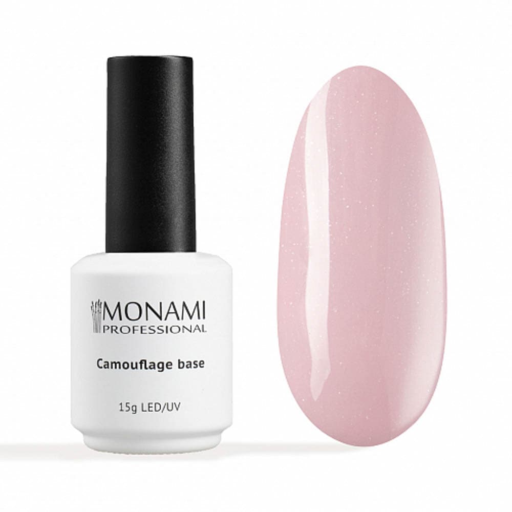 Monami Rubber Base ROSE SHINE 15мл выведен