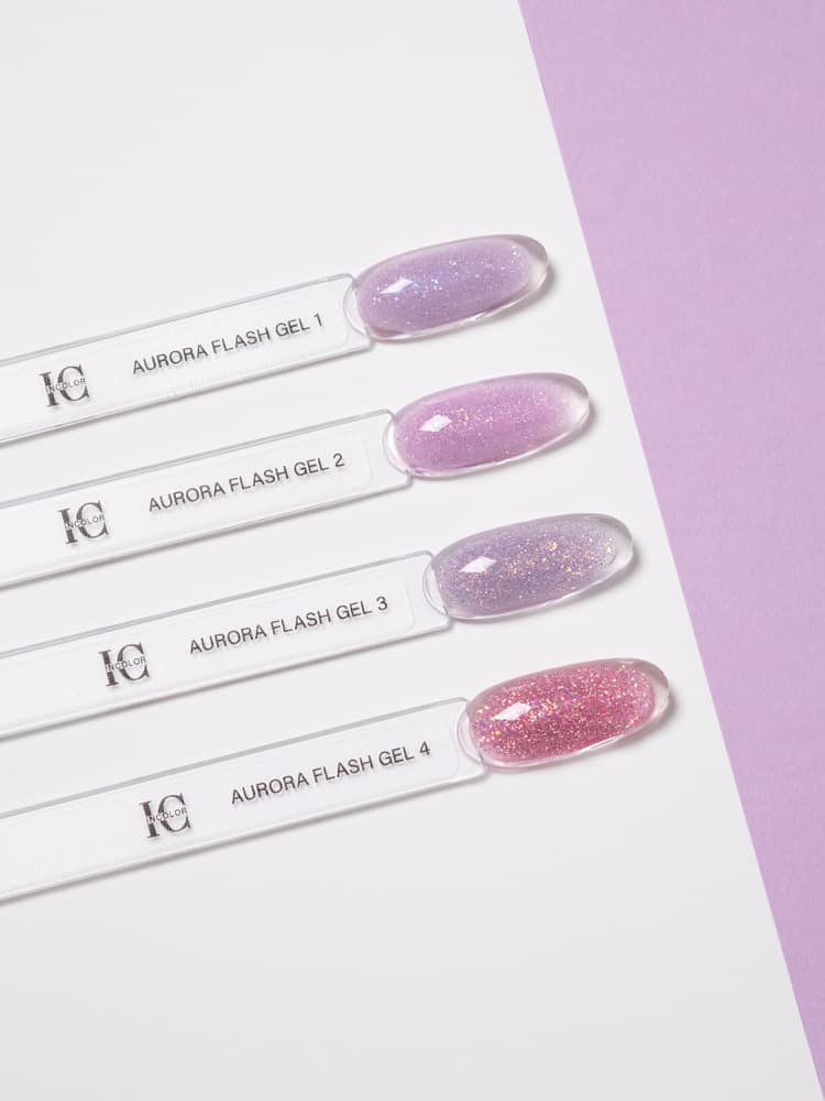 Incolor, Гель Вспышка Авроры Aurora flash gel №1 15г #