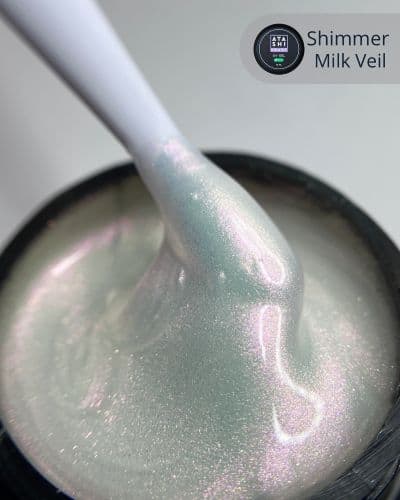ATASHI Smart Uv gel, Shimmer Milk Veil ,15мл