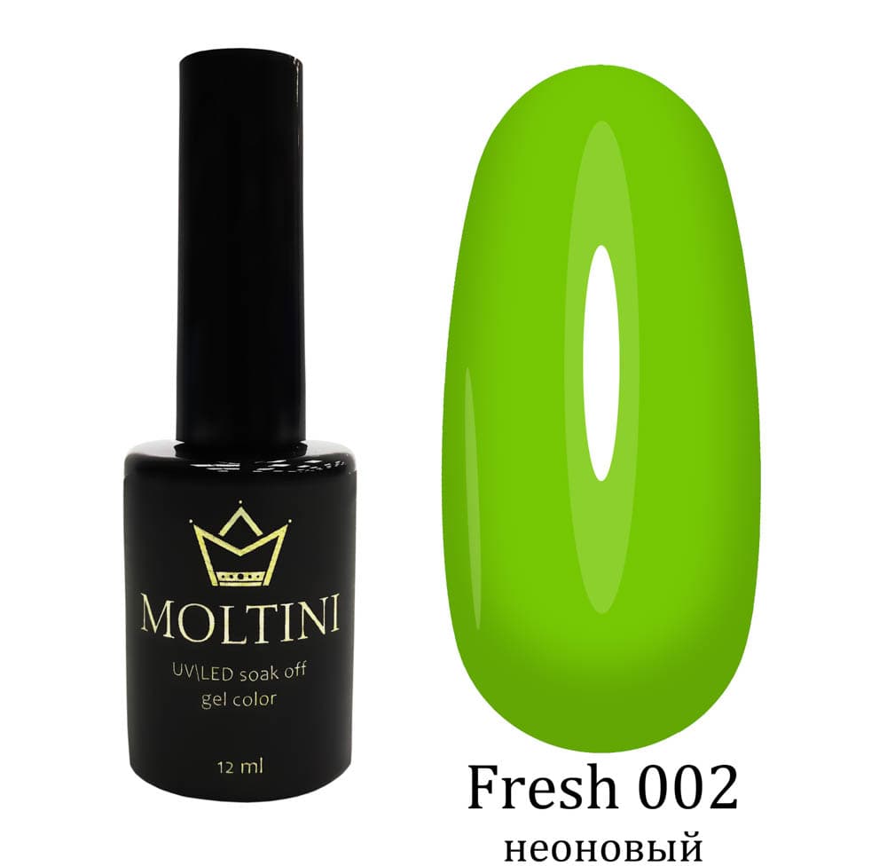 Moltini цветной гель-лак Fresh № 002. 12 мл.#