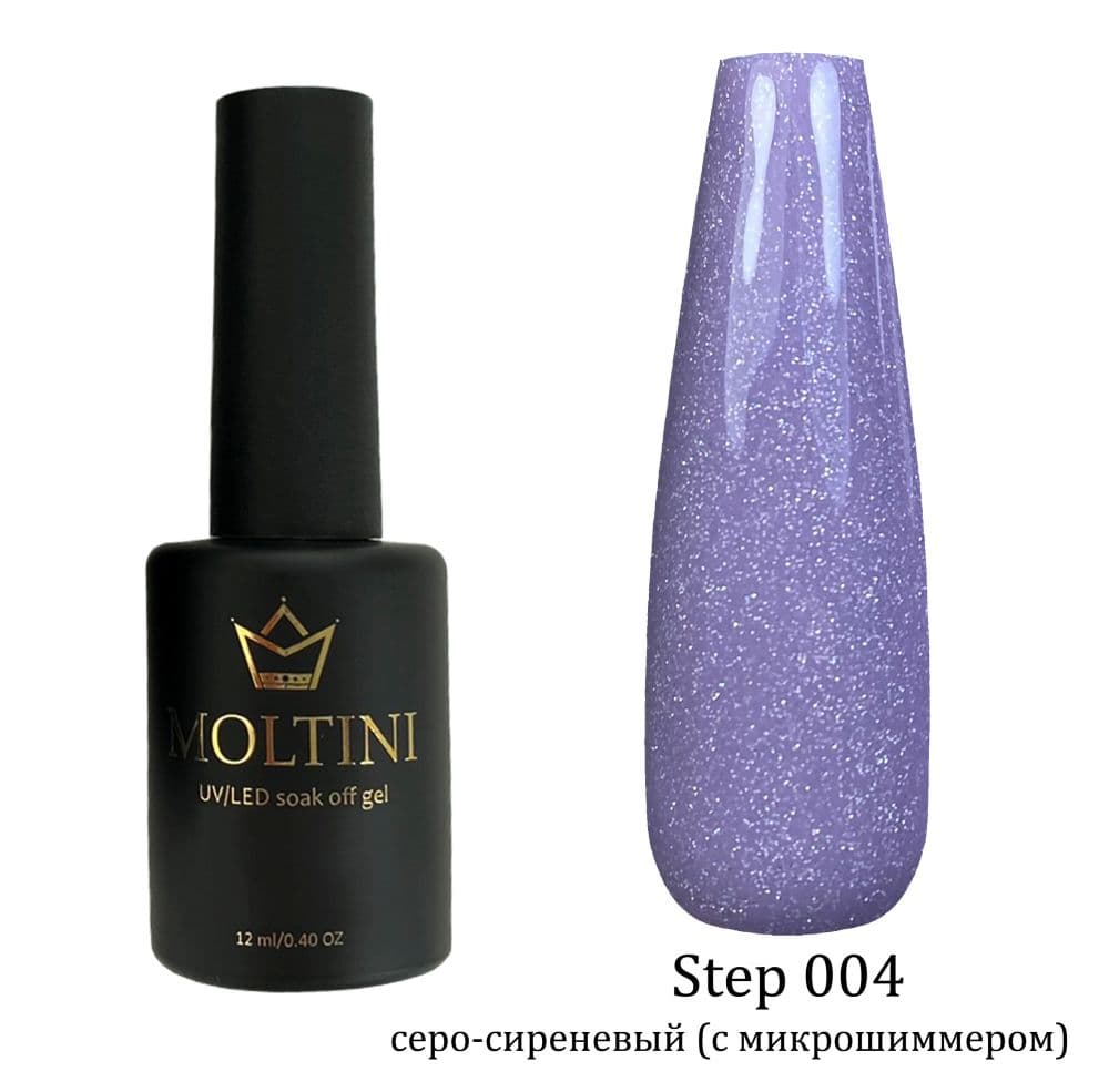MOLTINI Цветной лак "Step" 004. 12 мл.