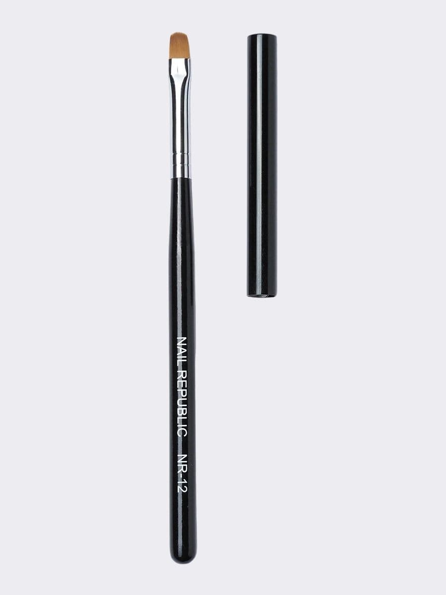 Nail Republic, Кисть №12 для геля с закругленным ворсом (0,9 см)
