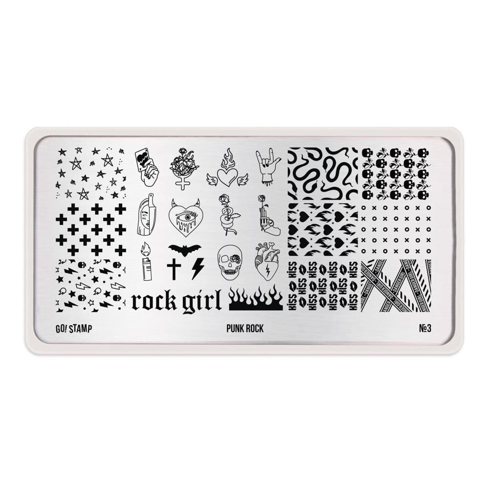 Go! Stamp, Пластина для стемпинга 3 Punk rock