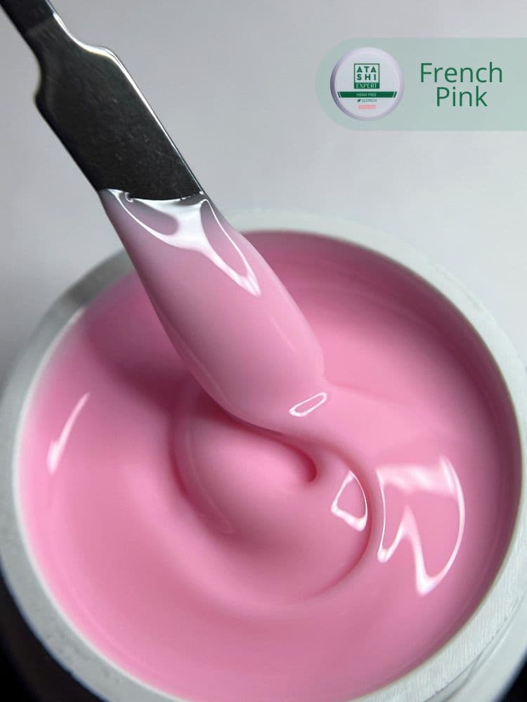 ATASHI EXPERT gel HEMA FREE Ecotech, French Pink ,15мл