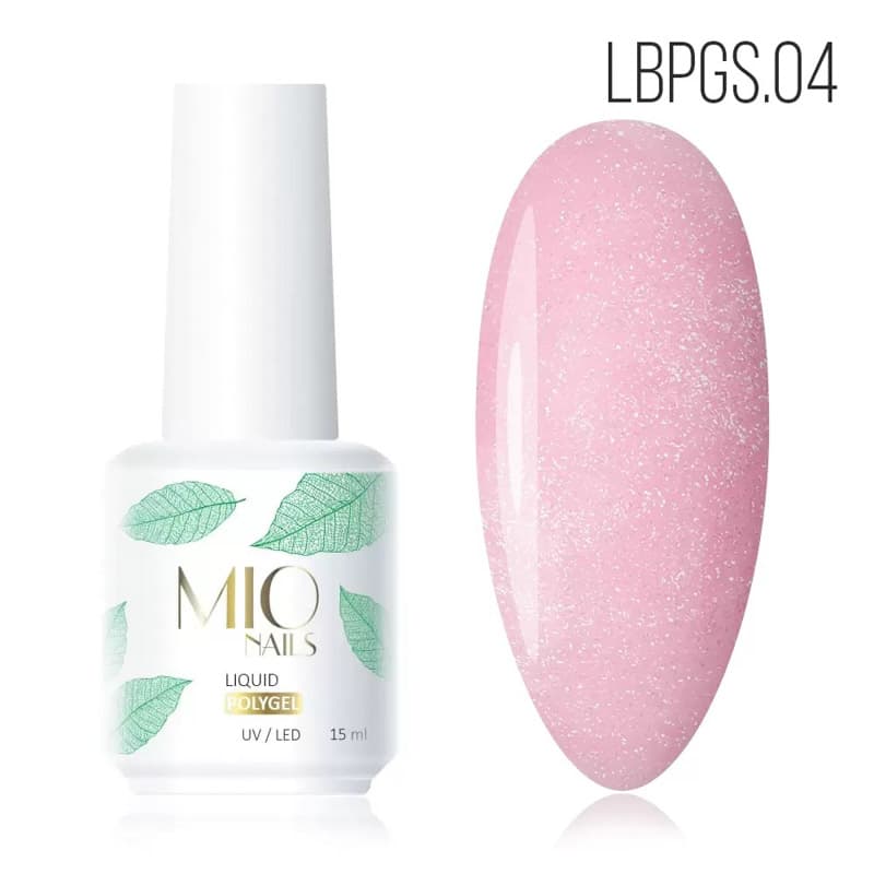 MIO Nails, Жидкий полигель Shimmer № 4 - 15 мл