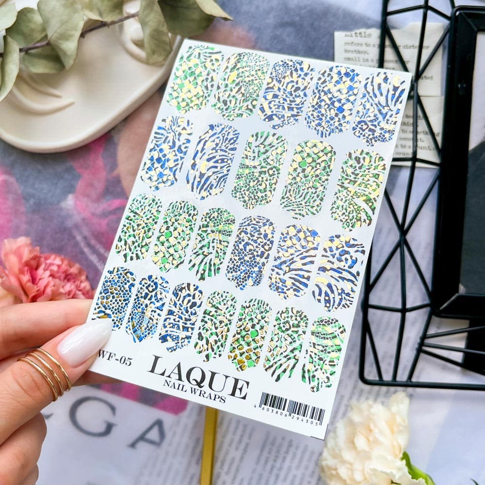 "LAQUE" Пленки NAIL WRAPS FOIL №5