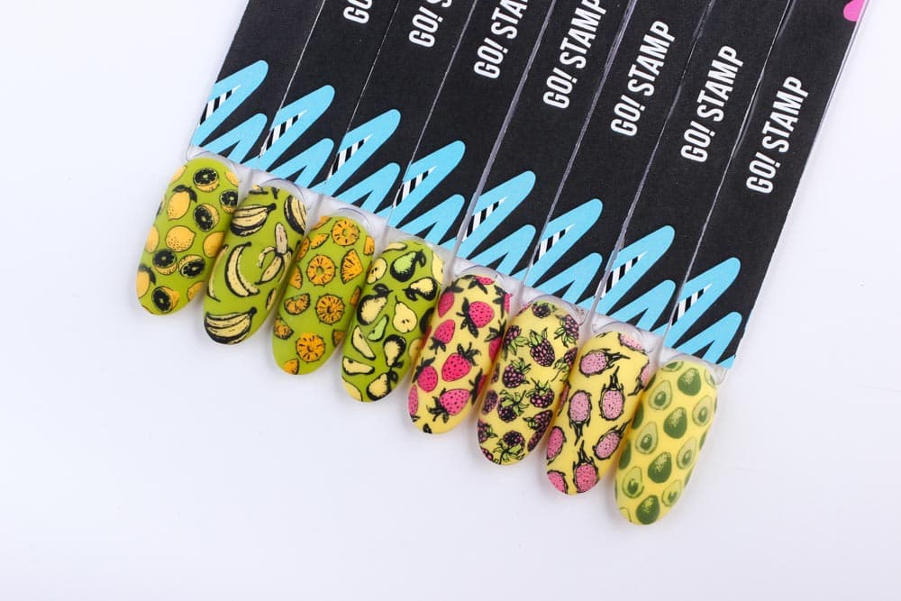 Go! Stamp, Пластина для стемпинга 185 Juicy Fruit
