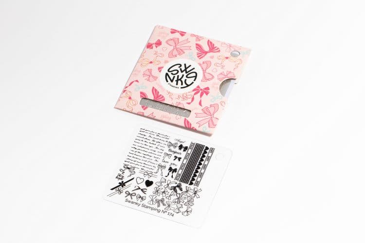 Swanky Stamping, Пластина 174 маленькая 6*6см