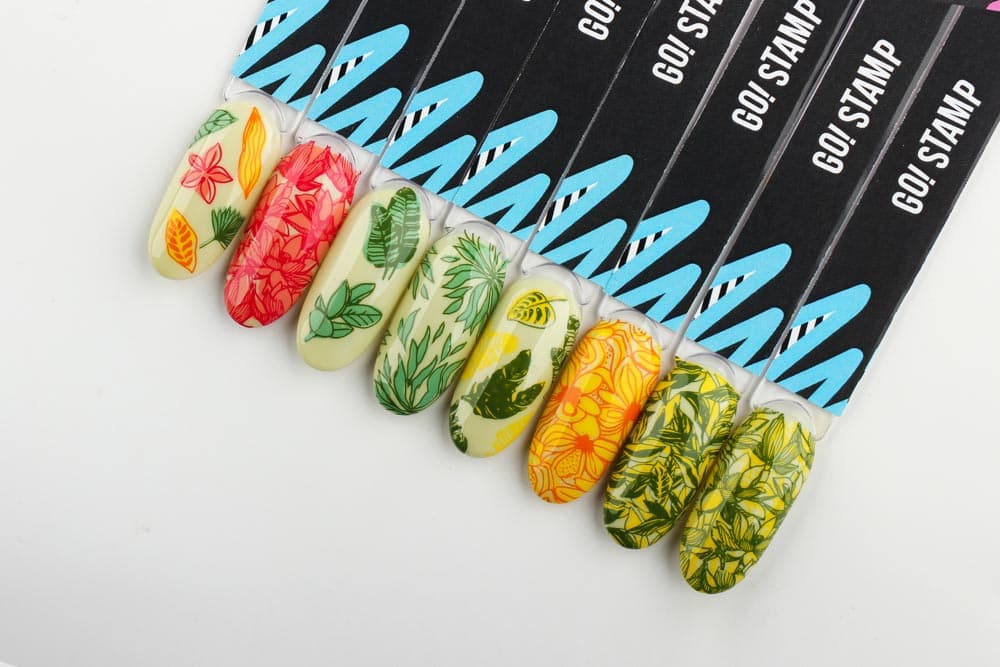Go! Stamp, Пластина для стемпинга 154 Palm Beach