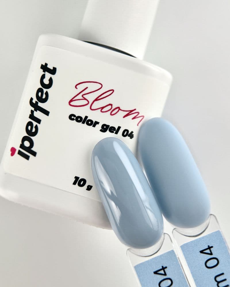 iPerfect, Bloom color gel 04 - гель-лак для ногтей, 10гр флакон с кистью