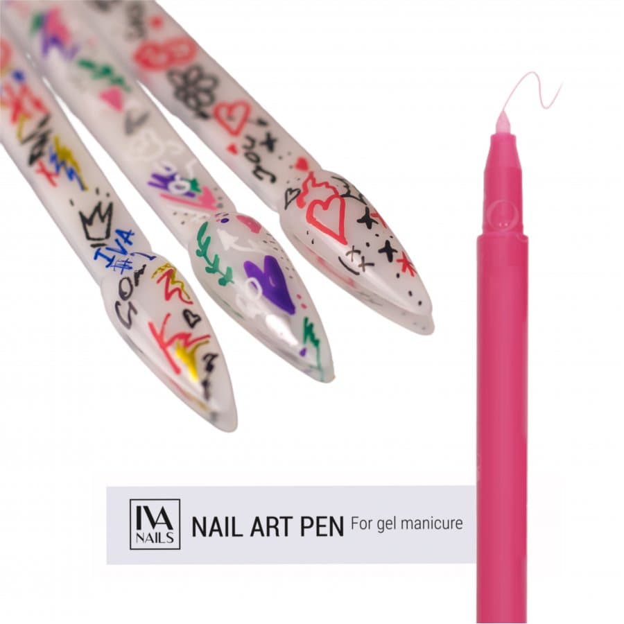 IVA nails, Акриловый фломастер (Pink) 05