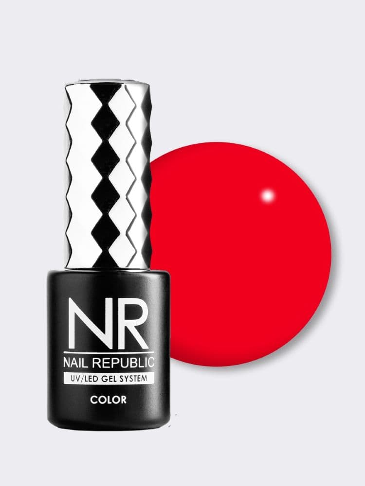 Nail Republic, 228, Классический красный, Perfect red (10мл)