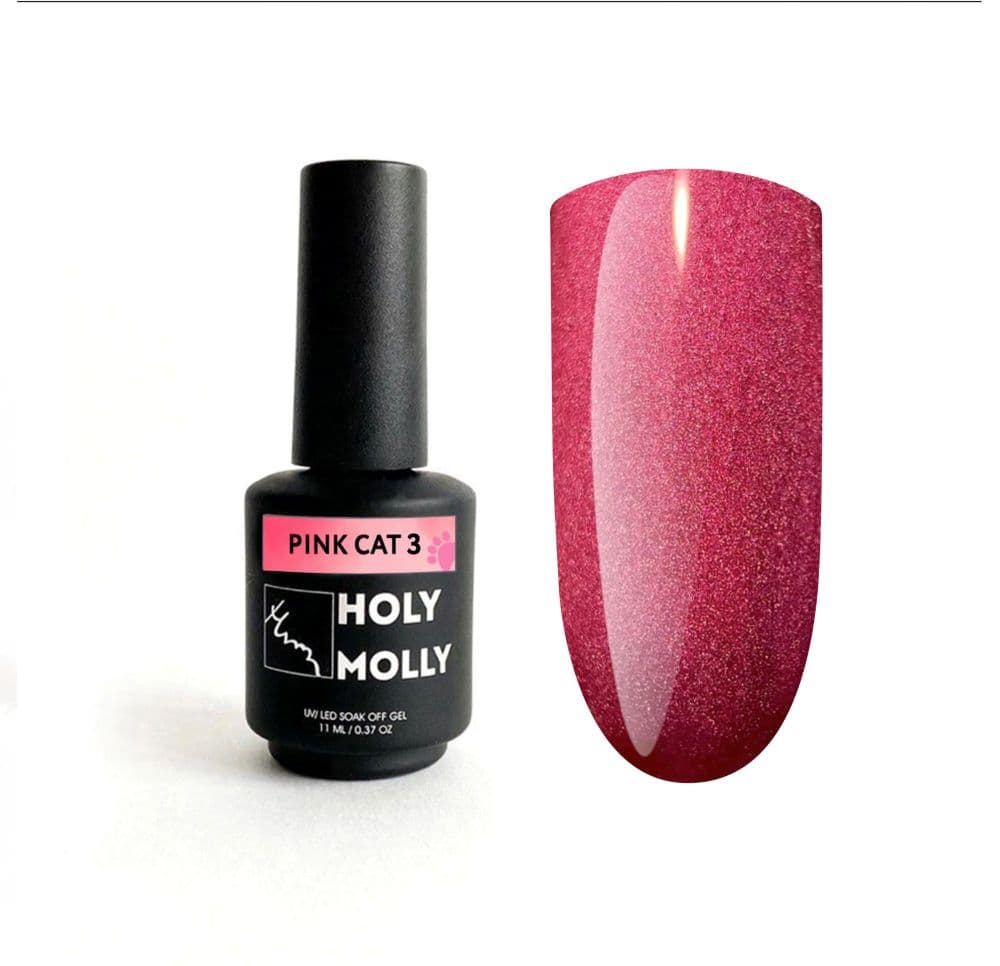 Holy Molly, Гель-лак  Pink Cat 3 11ml