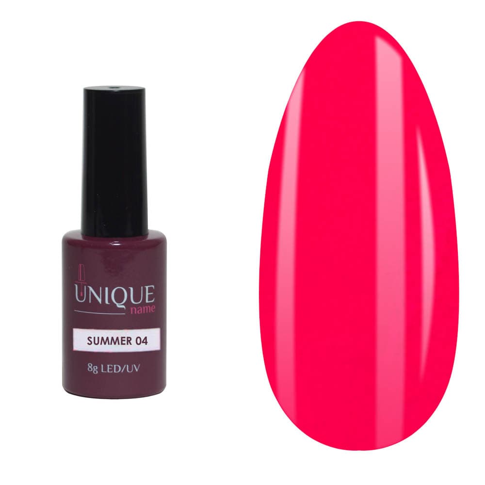 Unique, Гель-лак Лето 04 (SUMMER №04) (8ml)