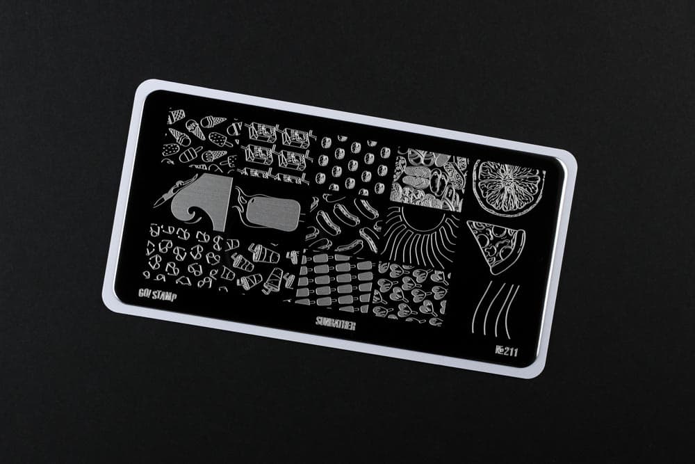 Go! Stamp, Пластина для стемпинга 211 Sunbather