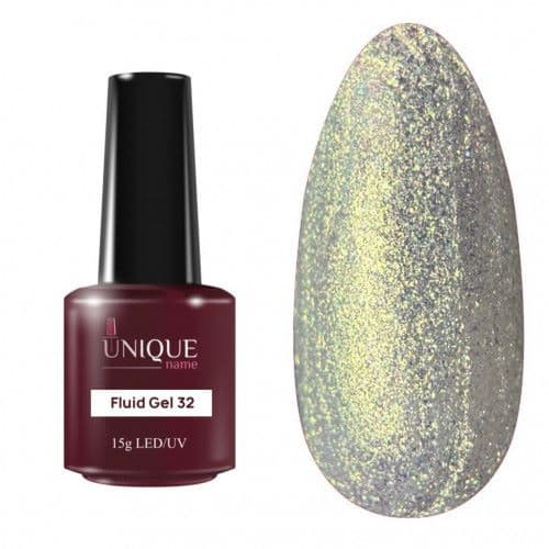 Unique, Гель Флюид 32 (Fluid Gel 32) (15ml)