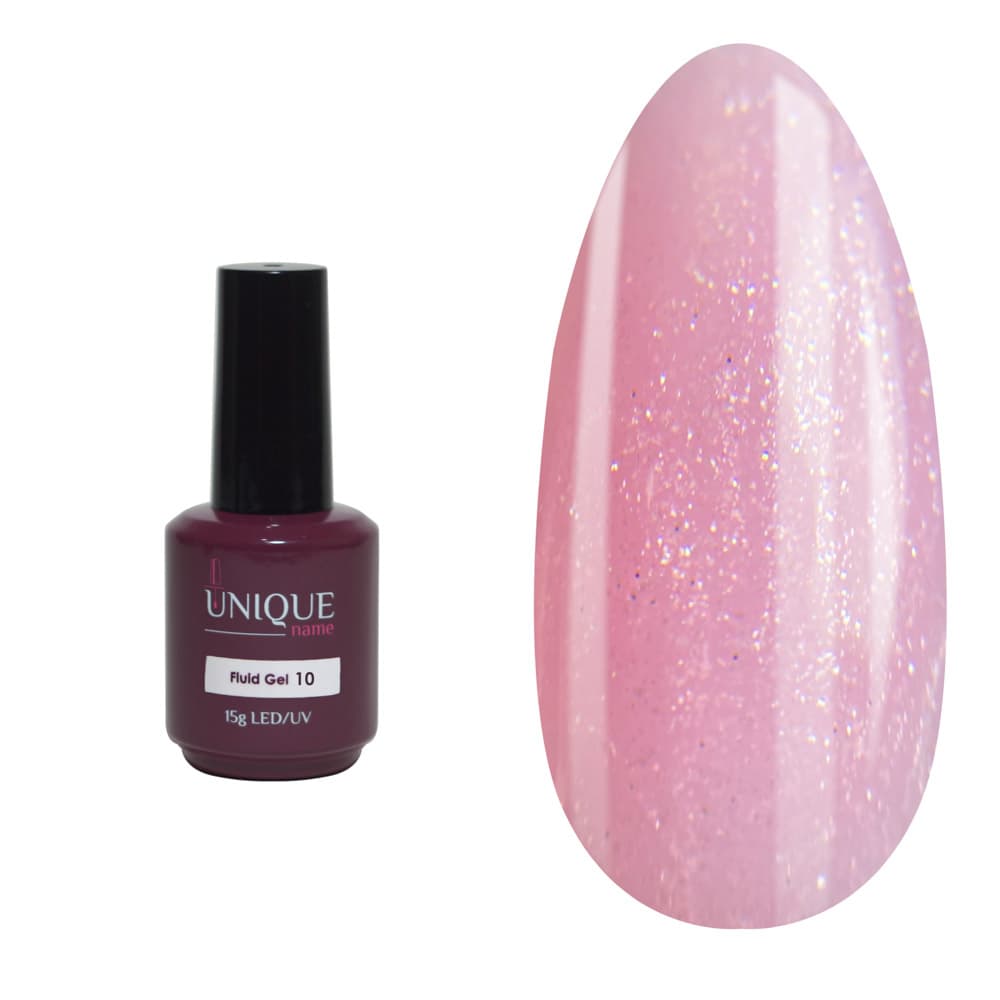 Unique, Гель Флюид 10 (Fluid Gel 10) (15ml)