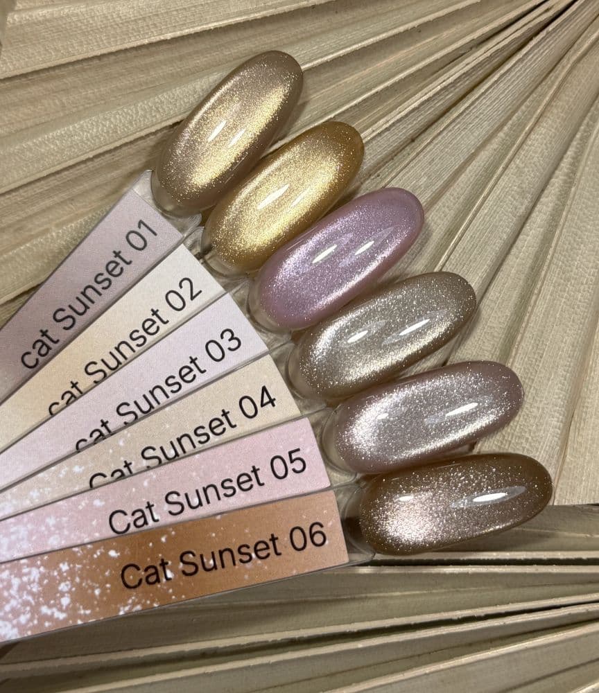 iPerfect, Sunset cat color gel 02 - гель-лак магнитный для ногтей 10гр флакон с кистью