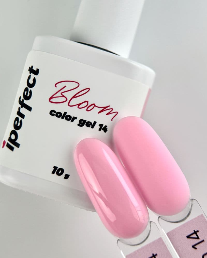 iPerfect, Bloom color gel 14 - гель-лак для ногтей, 10гр флакон с кистью
