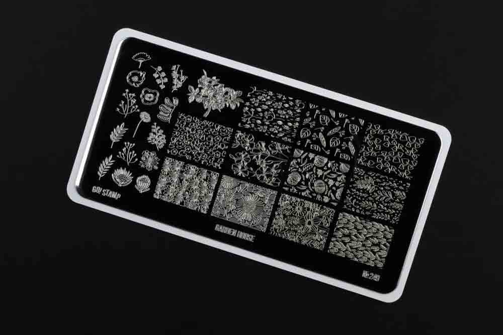 Go! Stamp, Пластина для стемпинга 249 Garden House