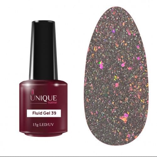 Unique, Гель Флюид 39 (Fluid Gel 39)  (15ml)