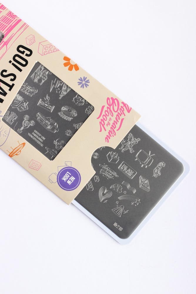 Go! Stamp, Пластина для стемпинга 218 Retro