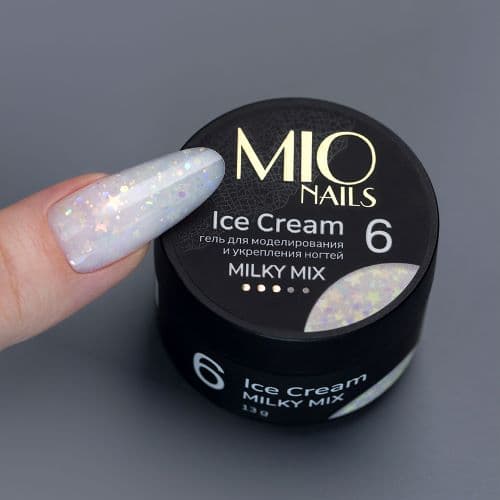 MIO Nails, Гель ICE Cream-MILKY MIX #06 13ml