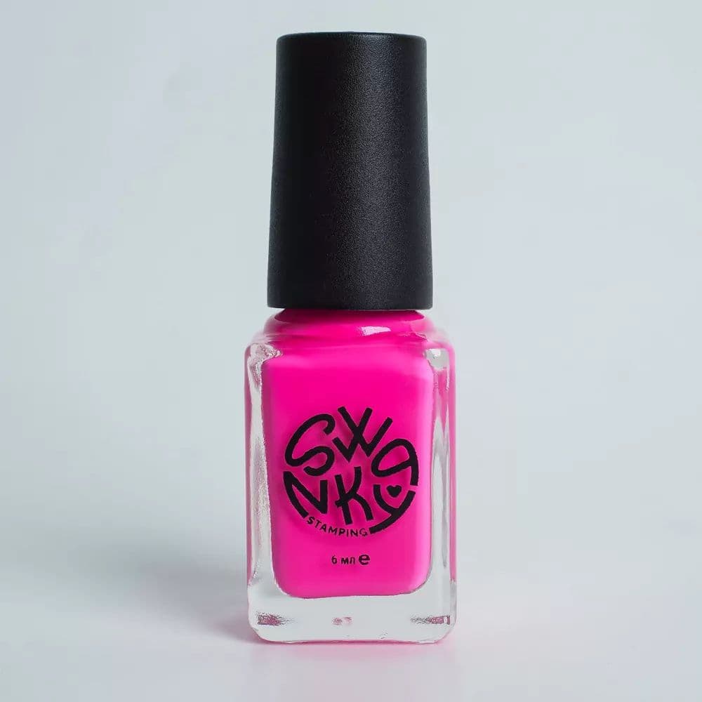 Swanky Stamping, Лак для стемпинга Motherlode Social Bunny ( S109 )6мл