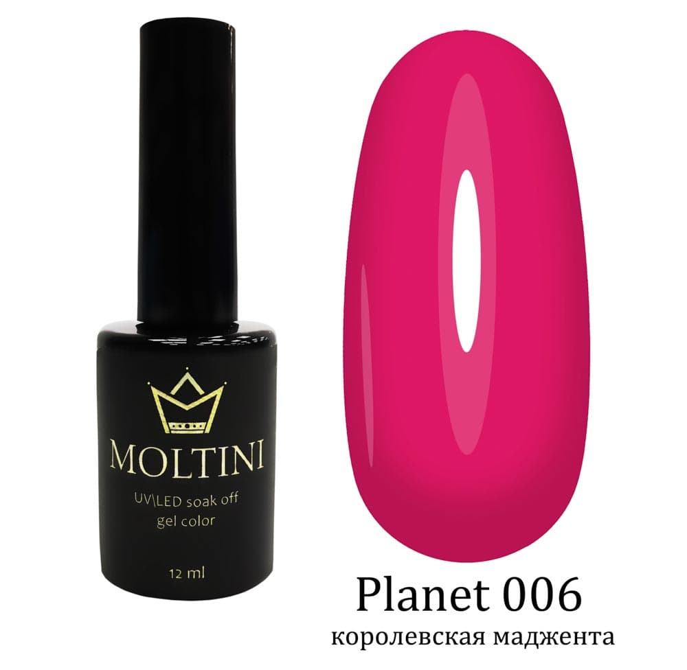 Moltini цветной гель-лак "Planet" 006. 12 мл.
