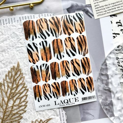 "LAQUE" Пленки NAIL WRAPS №3