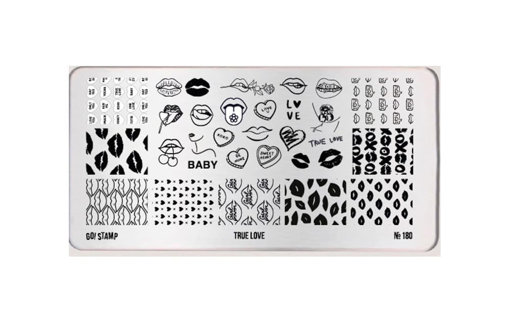 Go! Stamp, Пластина для стемпинга 180 True Love