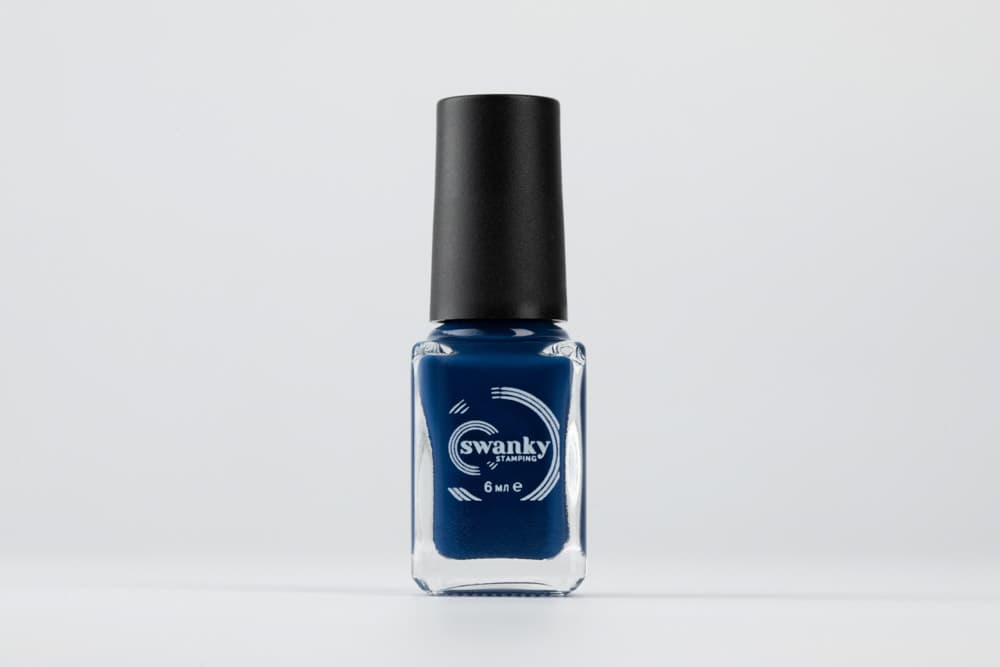 Swanky Stamping, Лак для стемпинга S83 синий опал, 6мл #