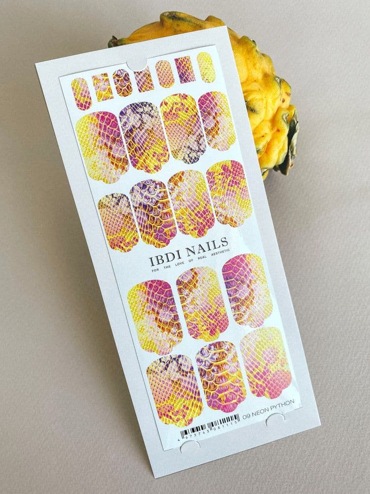 IBDI,  Пленки для маникюра IBDI NAILS 09 NEON PYTHON