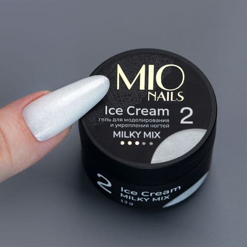 MIO Nails, Гель ICE Cream-MILKY MIX #02 13ml