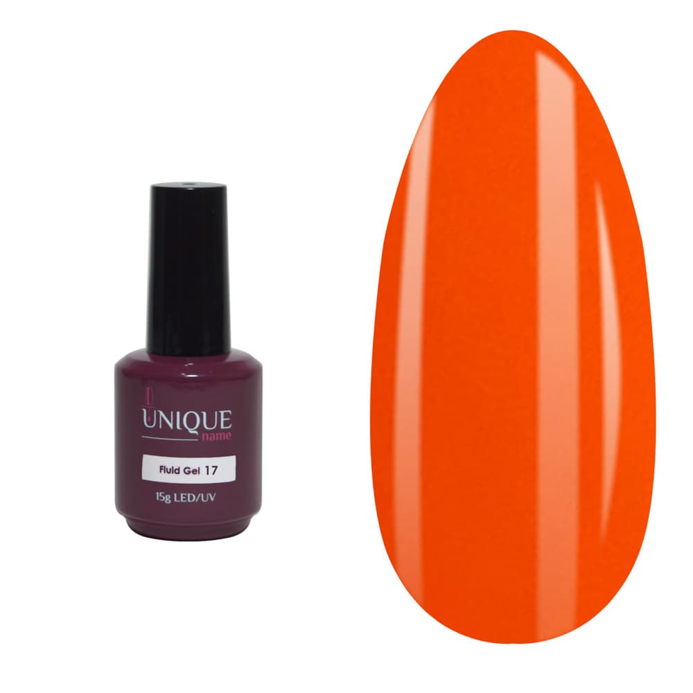 Unique, Гель Флюид 17 (Fluid Gel 17) (15ml)