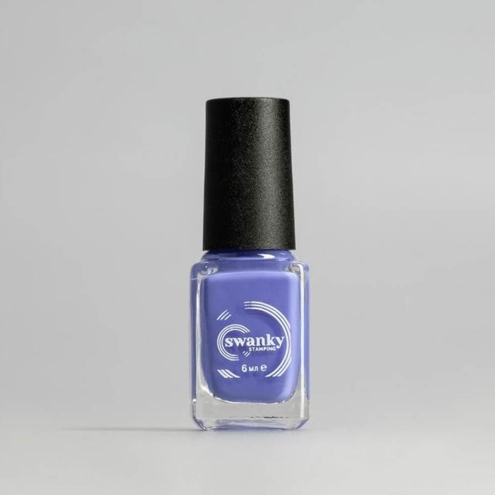 Swanky Stamping, Лак для стемпинга S028, васильковый 6мл