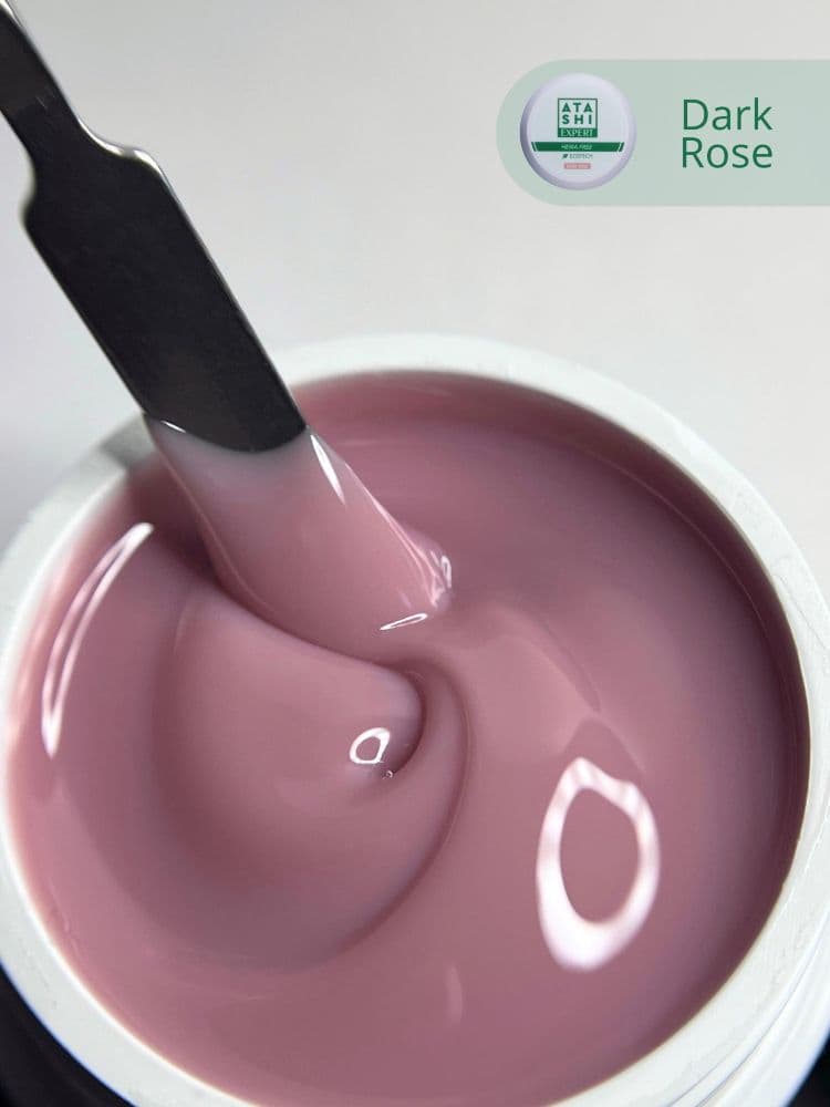 ATASHI EXPERT gel HEMA FREE Ecotech, Dark Rose, Дарк Роуз ,15мл