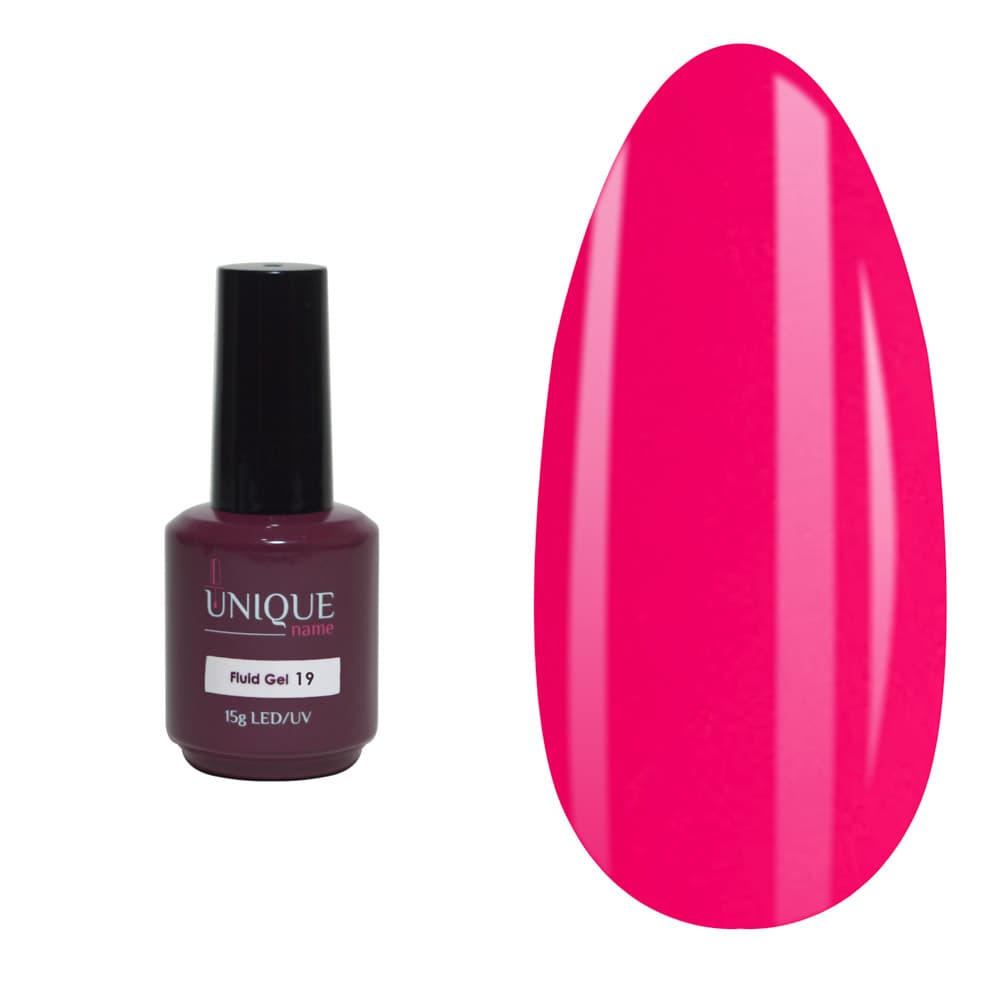 Unique, Гель Флюид 19 (Fluid Gel 19) (15ml)