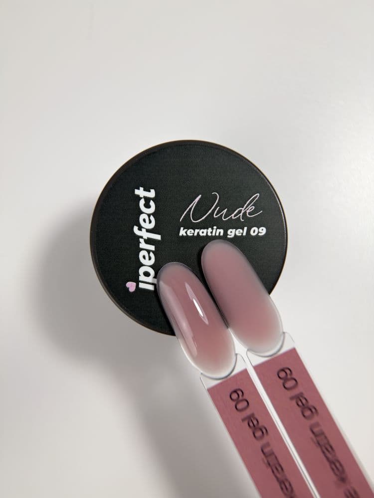 iPerfect, Nude keratin gel 09 - гель для укрепления и моделирования ногтей 15гр