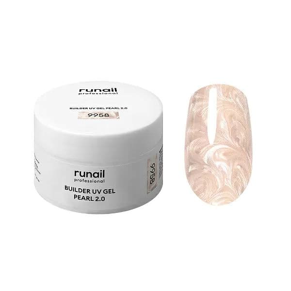 Runail, Моделирующий УФ-гель с жемчужным эффектом GEL PEARL 2.0 , 15 г №9958